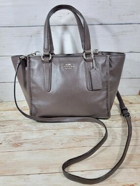 Coach Leather Mini Crosby Carryall Handbag/Shoulder Bag 33537